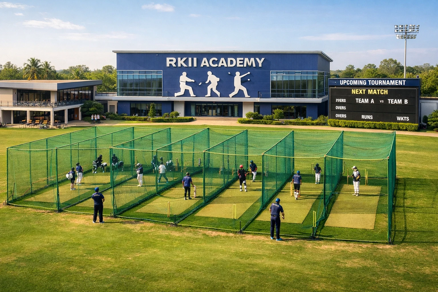 RKII Academy practice nets and training facility